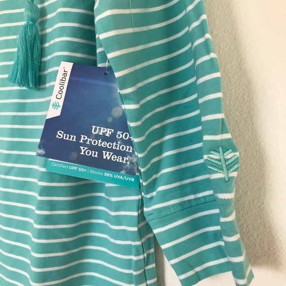 NWT Coolibar Key Colony Beach Hoodie (Size XXS) - Picture 6 of 11